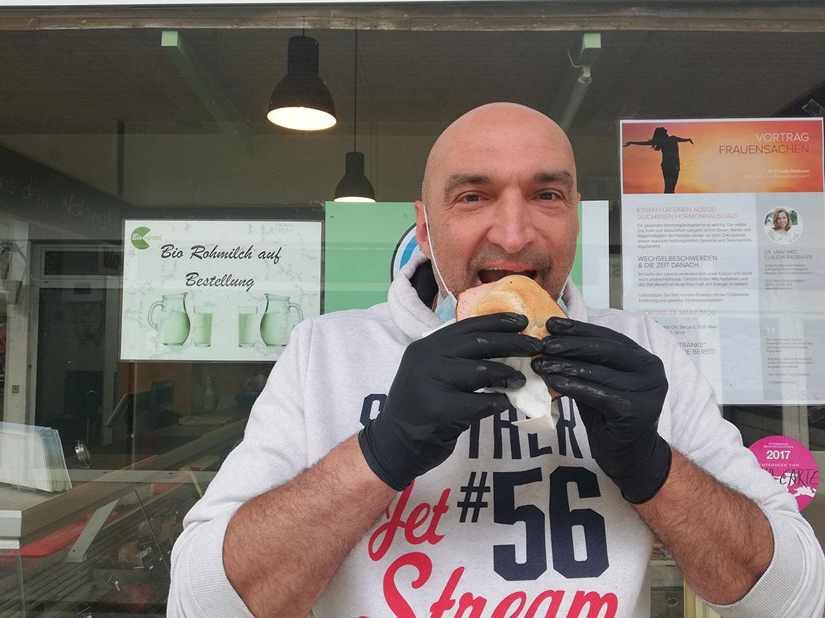 Beim Bioviertel ist alles bio, sogar das Salz im Leberkäse