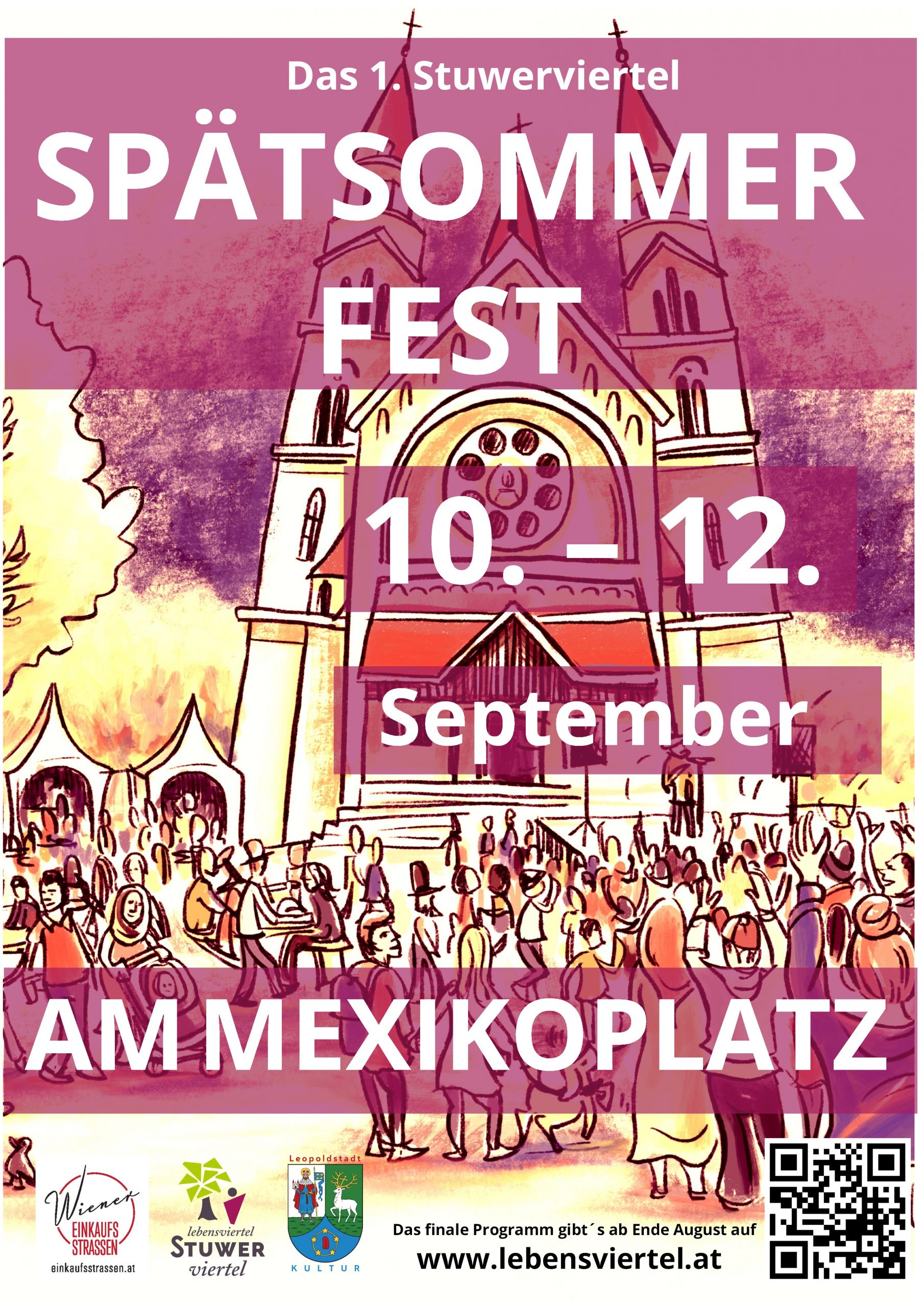 Spätsommerfest am Mexikoplatz im Stuwerviertel akak Lebensviertel